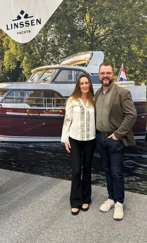 Belinda en Yvo, eigenaren van Yachtcharter BLY